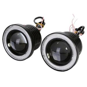 Luces antiniebla LED para coche, luces antiniebla LED con ojo de ángel, luces diurnas COB, luces diurnas modificadas con efecto ojo de pez - Product Image 5