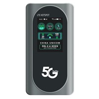 Modul WiFi Portabel Easyboost M2D Dual-Band WiFi6 Gigabit Nirkabel Lampu LED RGB untuk Perjalanan, Rumah, Kantor & Internet Luar Ruangan