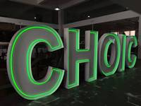 Lettres et chiffres géants en métal RGB néon de 3 à 4 pieds pour la décoration de mariage, les célébrations de remise des diplômes, les locations pour fêtes