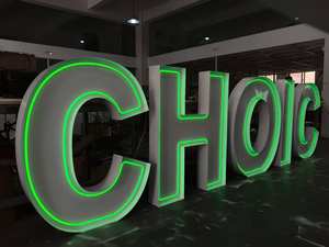 Lettres et chiffres géants en métal RGB néon de 3 à 4 pieds pour la décoration de mariage, les célébrations de remise des diplômes, les locations pour fêtes - Product Image 4