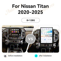 Autoradio Android 15,6 pouces pour Nissan Titan 2020 2021 2022 2023 2024 Carplay Navigation GPS Lecteur multimédia Autoradio