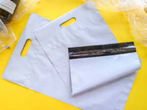 Sobres de poliéster de colores personalizados, bolsas de correo con asa de bucle, 25x30 + <span class=keywords><strong>4</strong></span> cm - Product Image 4