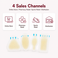 Pansements hydrocolloïdes OEM sur mesure, formes et tailles personnalisées, fabrication sous contrat