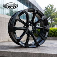 Oferta Especial: Llantas de Aleación Flow Forming 178J ET 32 5*115 Gris Metálico con Acabado Mecanizado y Diseño de Radios Divididos para Coches Deportivos y Cadillac