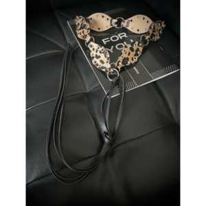 Cinturón de PU con estampado de leopardo Y2K con hebilla de anillo en D para mujer, accesorio de moda. - Product Image 2