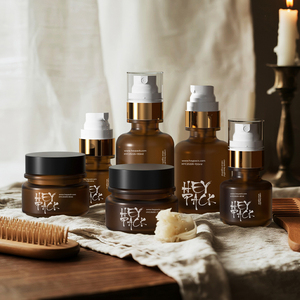 Ensemble d'emballages cosmétiques de luxe Bouteilles de sérum en plastique vides pour soins de la peau Bouteilles de pulvérisation ambres pour cheveux pour animaux de compagnie - Product Image 4