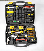 Ensemble d'outils multifonctionnels pour la maison, kit d'entretien pour électriciens et menuisiers avec outils en matériau CRV pour un usage domestique