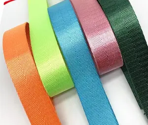 Hersteller Großhandel Custom Logo Woven Imitation Nylon Fischgräten muster Gurtband