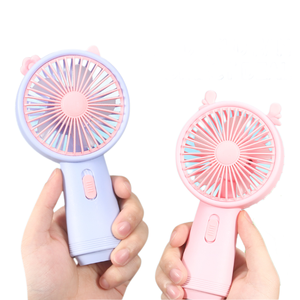 USB sạc mini cầm tay cầm tay Fan dễ thương thiết kế phim hoạt hình với gió mạnh tiếng anh hoạt động ngôn ngữ vật liệu nhựa - Product Image 3