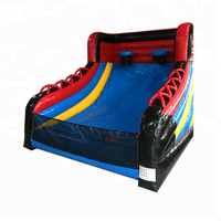 Panier de tir de basket-ball gonflable, jeu de balle de carnaval, pour enfants