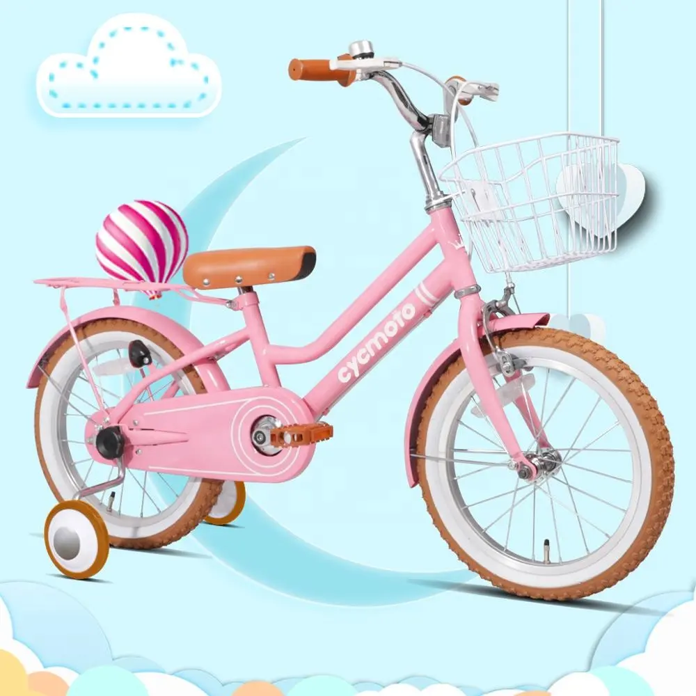 JOYKIE Japanese Standard 14 16インチGirls Cycle KidsためBicycle 4 Years ChildrenとTraining Wheel