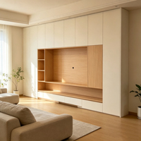 Rak Buku Sudut Minimalis Modern Kustom, Kabinet Penyimpanan Terintegrasi, Rak Buku Ekstensibel, Meja Samping Sofa, Meja TV, Ruang Tamu