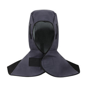 Cape et chapeau de protection anti-brûlure pour <span class=keywords><strong>soudeur</strong></span> électrique, ignifuges, anti-poussière, anti-éclaboussures, pour travaux de ponçage - Product Image 6