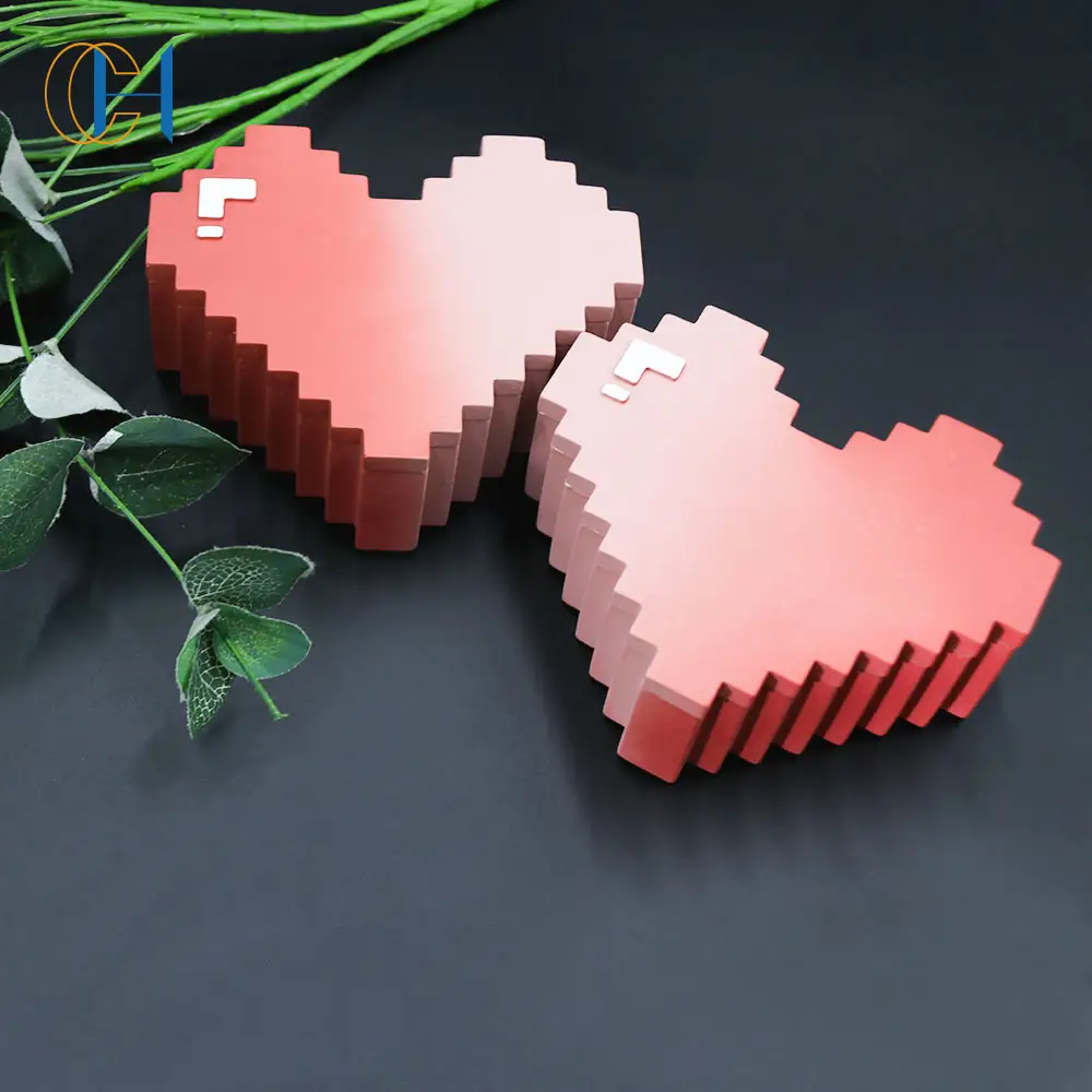 Mothers Day Gift Love Heart Pink Colour Concrete Vessels Unique Design Luxury Scented Candles
