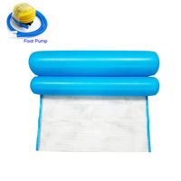 de malla con logotipo personalizado, colchón para tienda de campaña, colchoneta flotante para piscina, hamaca flotante inflable
