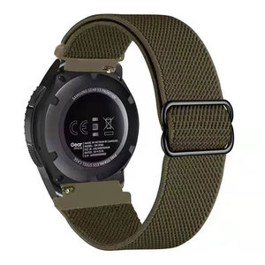 Venta al por mayor 20mm 22mm Universal ajustable elástico tejido deporte tela Nylon elástico correa de reloj para Samsung Galaxy Watch 5 4 - Product Image 1