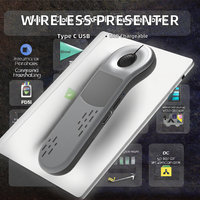 Souris de présentation sans fil multifonction Pointeur laser Stylo et télécommande pour TikTok PPT/Keynote E-Book App Page Turning