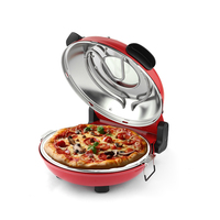 Four à pizza électrique avec thermostat réglable de 35 à 40 cm, 12 pouces