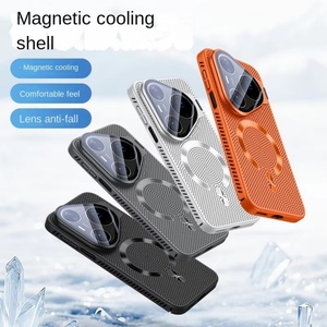 Coque de téléphone magnétique avancée à dissipation thermique mate pour HUAWEI P90 Pro Max P80 Pro P70 avec support de film pour objectif et protection intégrale - Product Image 2