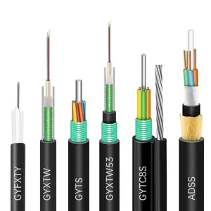 GL Gyta Gyts 12 24 48 Cores G652D Single Mode Armoured Fiber Optical Cable Ftth Buried Optical Outdoor Cable Price Per Meter