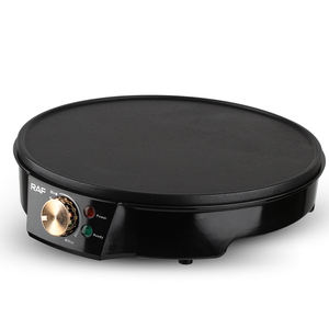 Crêpière Électrique Professionnelle Antiadhésive à Température Réglable avec Voyants Lumineux LED pour Crêpes et Pancakes - Product Image 6