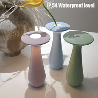 Lámpara de Mesa LED Recargable, Impermeable IP54, con Diseño de Florero y Luz Ascendente y Descendente, Envío Rápido desde EE. UU., Ideal para Restaurantes