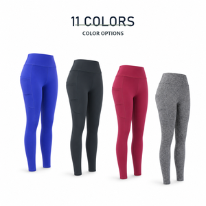 <span class=keywords><strong>Pantaloni</strong></span> Yoga <span class=keywords><strong>Estivi</strong></span> da <span class=keywords><strong>Donna</strong></span>, Aderenti, <span class=keywords><strong>con</strong></span> <span class=keywords><strong>Vita</strong></span> Alta Elasticizzata, Traspiranti, Tasche Laterali per Telefono, Ideali per Corsa e Fitness - Product Image 3