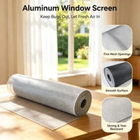 Moustiquaire en aluminium pour portes et fenêtres, protection résidentielle et commerciale contre les insectes et les moustiques, avec ventilation