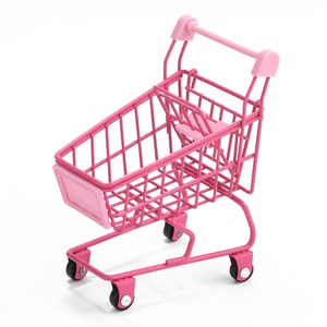 Chariot utilitaire de supermarché, <span class=keywords><strong>mode</strong></span> de rangement de bureau, porte-jouets, mini chariot - Product Image 1
