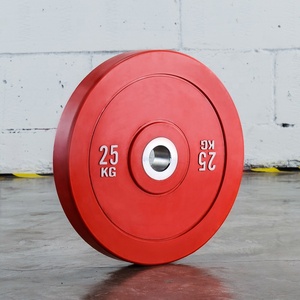 Dw Thể Thao Tạ Tạ Trọng Lượng Tấm Chất Lượng Cao Đầy Màu Sắc Cao Su Unisex Cạnh Tranh Bumper Tấm Tùy Chỉnh - Product Image 6