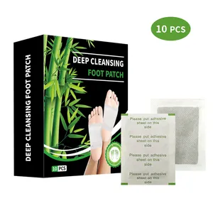 Japan New Popular Deep Cleansing Detox Foot Patch Trending Top Selling Foot Detoxification Patch Health Care Feet Pads