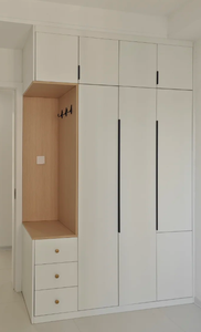 Casiers de garde-robe modernes d'usine meubles de chambre à coucher de garde-robe personnelle armoires de garde-robe personnalisées à haute brillance - Product Image 4