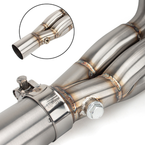 Tubo de Escape Delantero de Acero Inoxidable para Motocicleta Kawasaki <span class=keywords><strong>Ninja</strong></span> <span class=keywords><strong>Zx4rr</strong></span> Zx4r ZX-4R, Modificación, Interfaz Original, Escape Slip-On - Product Image 6