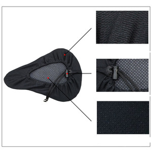 Funda para sillín de bicicleta, almohadilla de silicona, cojín cómodo para bicicleta de montaña, cinturón triangular Unisex para adultos, cinturón recto - Product Image 5