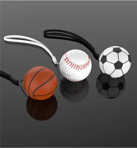 كرة السلة فريد لعبة تصميم اللمس سماعة سماعة ايفي الصوت الرياضة TWS سماعات لاسلكية سماعة مع الحبل