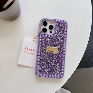 Sang trọng sáng bóng Bling lấp lánh pha lê ngọc trai Kim Cương nạm PC TPU trường hợp điện thoại cho Oneplus 13 trường hợp cho cô gái với long lanh - Product Image 5