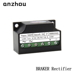 Rectificador de Freno Anzhou 8BRG04A 500V 0.5A, Fuente de Alimentación para Freno de Motor Trifásico - Product Image 1