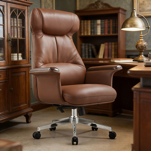 เก้าอี้สำนักงานผู้บริหารดีไซน์ทันสมัยขายดี พร้อมพนักพิงศีรษะ - Product Image 1