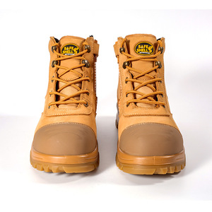 <span class=keywords><strong>Scarpe</strong></span> Antinfortunistiche da <span class=keywords><strong>Uomo</strong></span> 2026 con Punta in Acciaio, Tomaia in Vera Pelle Bovina e Soletta in PVC, Stivali Protettivi da Lavoro per Miniera - Product Image 4