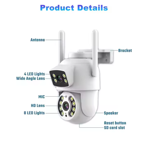 Caméra de sécurité extérieure Wi-Fi/4G LTE à succès avec suivi humanoïde IA, audio bidirectionnel et carte SIM 4G - Product Image 2