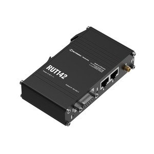 Teltonika RUT142 Industrial <b>Router</b>, WiFi 4, RS232, 2x RJ45 100Mb/s, IP30 - Product Image 1