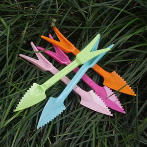 <b>Gardening</b> Three Piece <b>Set</b> Plastic Digging Shovel Rake For Courtyard Balcony Home Planting Lightweight Diy <b>Tools</b> - Product Image 4