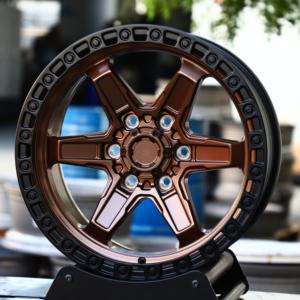 HTOR 4x4 Black Beadlock Offroad Wheels 17 18 Inch 6x139.7 6x114.3 Concave Forged Car Wheels Jantes pour Navara NP300 F150 Wagoneer - Product Image 2