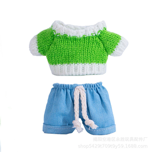 Suéter de muñeca de juguete de dibujos animados para 17cm <span class=keywords><strong>La</strong></span> Bu dos tres generaciones Tide <span class=keywords><strong>Play</strong></span> pequeño colgante <span class=keywords><strong>La</strong></span> Bu accesorios de ropa de muñeca - Product Image 3