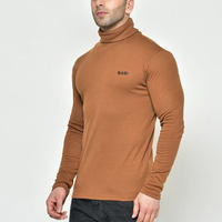 T-shirt personnalisé coupe ajustée à manches longues, chaud, de haute qualité, unisexe, marque de luxe, streetwear décontracté, vintage, uni