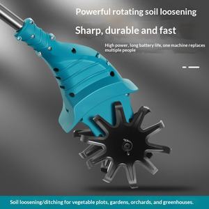 Motoculteur électrique transfrontalier, micro-tilleur agricole, désherbeur rotatif, coupe-bordures lithium, facile à utiliser, 2,7 kg - Product Image 2