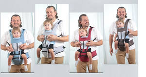 Porte-bébé Ergonomique en Polyester Doux <span class=keywords><strong>de</strong></span> Qualité Supérieure, Réglable, pour Nouveau-né, avec Siège <span class=keywords><strong>de</strong></span> Hanche et Bretelles, Idéal pour les Voyages - Product Image 3