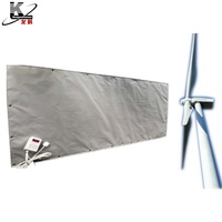 Couverture chauffante électrique flexible pour l'antigel et le durcissement des pales d'éoliennes dans l'industrie éolienne