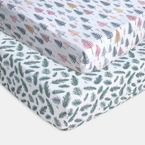 <span class=keywords><strong>Baby</strong></span>-Bettlaken Wasserdichte <span class=keywords><strong>Baby</strong></span> blätter aus Baumwolle und Bambus faser Benutzer definierte Mini-Babybettlaken mit Tier druck - Product Image 2