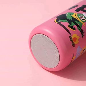 316 Stainless Steel Insulated Water Bottle Pop-Up Lid Portable Thermal Bottle <b>Large</b> Capacity Food Grade Travel Mug - Product Image 5